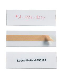 2" x 6" Open- Edge™  Plastic  Label  Holders