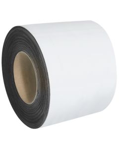 4" x 50' -  White Warehouse  Labels -  Magnetic  Rolls