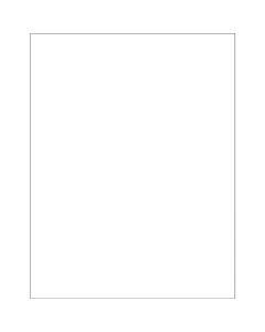 8 1/2" x 11"  Glossy  White Rectangle  Laser  Labels