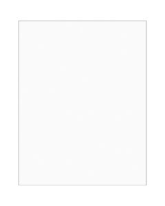 8 1/2" x 11"  Clear Rectangle  Laser  Labels