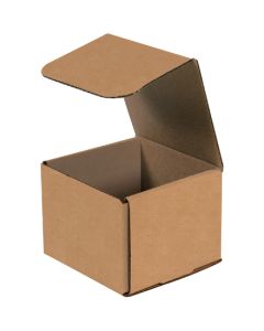 5" x 5" x 4"  Kraft Corrugated  Mailers