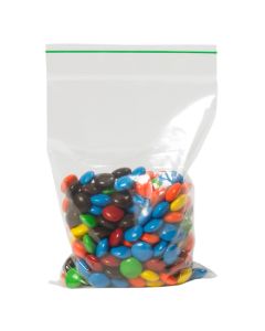 2" x 3" - 2  Mil Minigrip®  Reclosable  Green Line™  Biodegradable  Bags