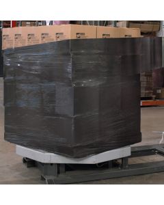 20" x  80  Gauge x 5000'  Black Blown  Machine  Stretch  Film