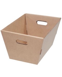 19 1/2" x 13" x 10" Corrugated  Tote