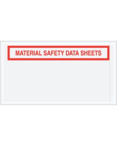 5 1/2" x 10"" Material  Safety  Data  Sheets"  Envelopes