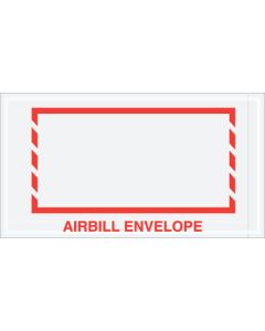 5 1/2" x 10"  Red  Border" Airbill  Envelope"  Document  Envelopes