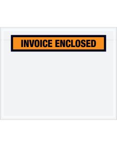 7" x 5 1/2"  Orange" Invoice  Enclosed"  Envelopes