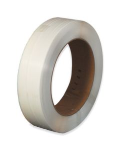 1/2" x 9000' - 16" x 6"  Core  Hand  Grade  Polypropylene  Strapping -  Embossed