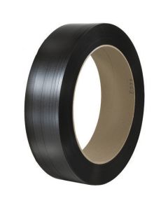 1/2" x 9000' - 16" x 6"  Core  Hand  Grade  Polypropylene  Strapping -  Embossed