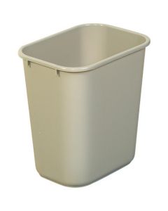 28  Quart -  Beige Deskside  Wastebasket