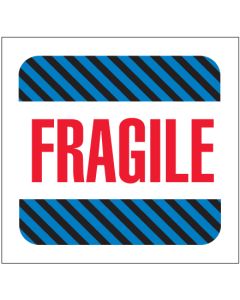 4" x 4" - " Fragile"  Labels