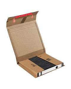 11 1/8" x 8 5/8" x 2" Self Seal Corrugated Bookfolds