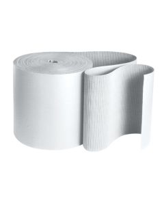 48" x 250' -  White  Singleface  Corrugated  Roll