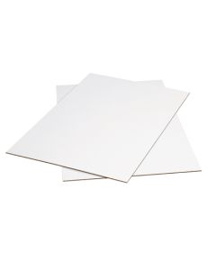 24" x 36" White  Corrugated  Sheets