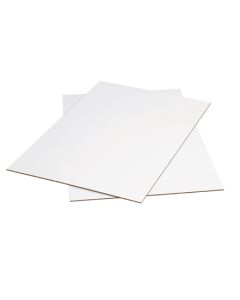 24" x 36" White  Corrugated  Sheets