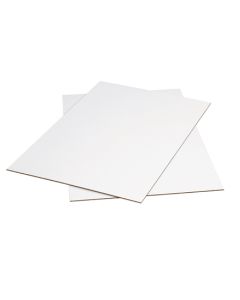 48" x 96" White  Corrugated  Sheets