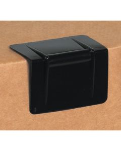 2 1/2" x 1 3/4" -  Black Plastic  Strap  Guards