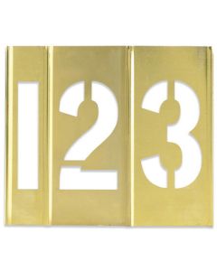 1"  Number  Only  Brass  Stencils