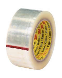 2" x 55 yds.  Clear3M 371  Carton  Sealing  Tape