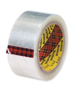 2" x 55 yds.  Clear3M 375  Carton  Sealing  Tape