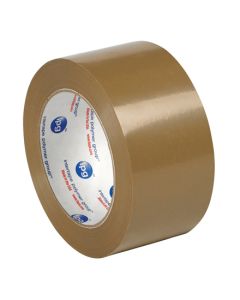 2" x 55 yds.  Tan (6  Pack)2.2  Mil PVC  Natural  Rubber  Tape