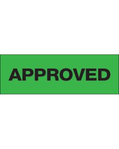 2" x 55 yds. - " Approved" Tape  Logic®  Pre- Printed  Carton  Sealing  Tape