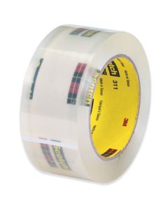 2" x 110 yds.  Clear3M 311  Carton  Sealing  Tape