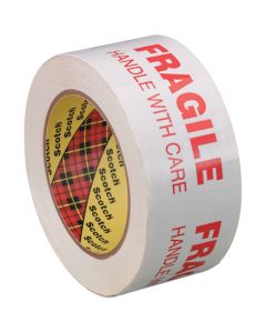 2" x 110 yds.  White3M 3772  Printed  Message  Tape