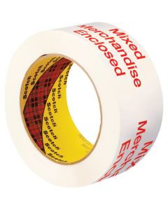 2" x 110 yds.  White3M 3775  Printed  Message  Tape