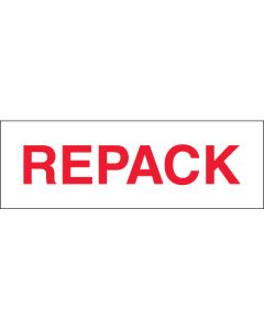 2" x 110 yds. - " Repack" Pre- Printed  Carton  Sealing  Tape