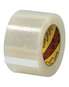 3" x 55 yds.  Clear3M 313  Carton  Sealing  Tape