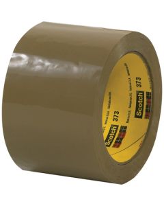 3" x 110 yds.  Tan (6  Pack)3M 373  Carton  Sealing  Tape