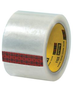 3" x 55 yds.  Clear3M 375  Carton  Sealing  Tape