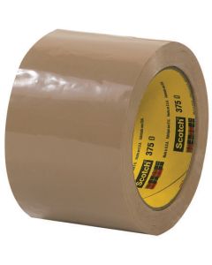 3" x 55 yds.  Tan3M 375  Carton  Sealing  Tape