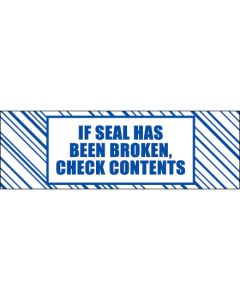 2" x 110 yds. - " If  Seal  Has  Been..."  Tape  Logic®  Security  Tape