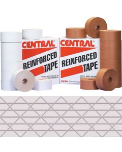 72mm x 375'  White Central™ 235  Reinforced  Tape