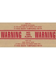3 3/16" x 450' - " Red  Alert" Central™ 270  Pre- Printed  Reinforced  Tape