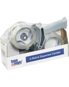 Tape  Logic® 2" x 55  Clear2- Roll  Dispenser  Combo