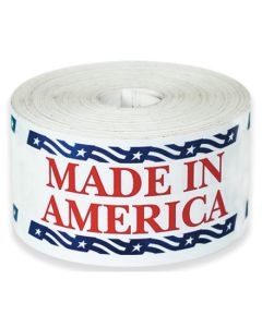 3" x 5" - " Made in  America"  Labels