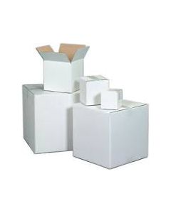 16" x 12" x 8" White Corrugated Boxes