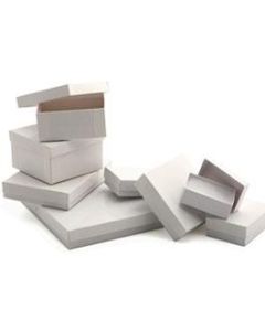 2 1/2" x 1 1/2" x 7/8" White Jewelry Boxes