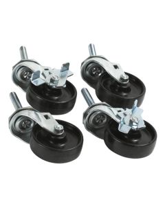 Caster  Set for  Carton  Stands.  Set of 4.