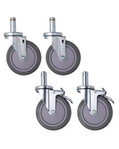 5" x 1 1/4"  Polyurethane  Swivel  Casters