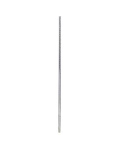 63"  Chrome  Poles for  Security  Carts
